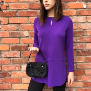 Ralph Lauren Keyhole Jersey Knit Top